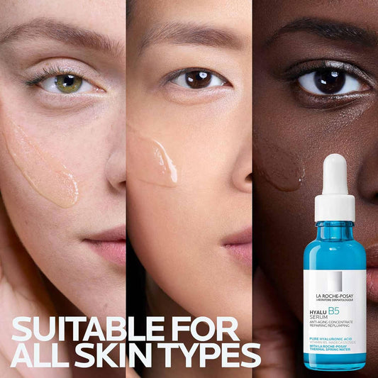 Hyalu B5 Pure Hyaluronic Acid Serum for Face, Vitamin B5 + Hyaluronic Acid + Madecassoside, Hydrating Serum Visibly Plumps Skin, Sensitive Skin Safe, anti Aging, Oil-Free