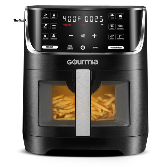 Digital Window 8 Qt Air Fryer, Black - Nonstick, Digital Display